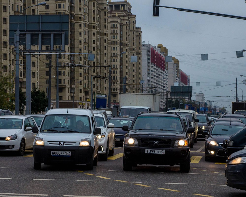 Москва оштрафовано. Камеры на красный свет Волоколамское шоссе. Камера на стоп линию.