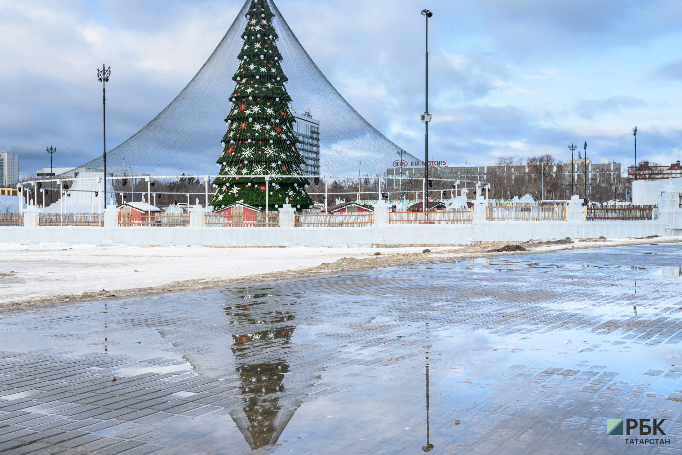 В Казани тает лед: в столице РТ установлен новый температурный рекорд