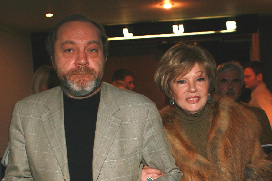 Людмила Гурченко с мужем Сергеем Сениным