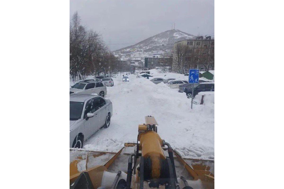 Cнегопад в Петропавловске-Камчатском, 12 января 2026 года