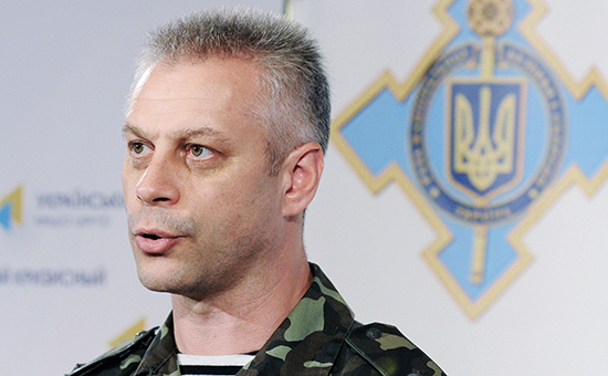 Спикер военной операции на востоке Украины Андрей Лысенко