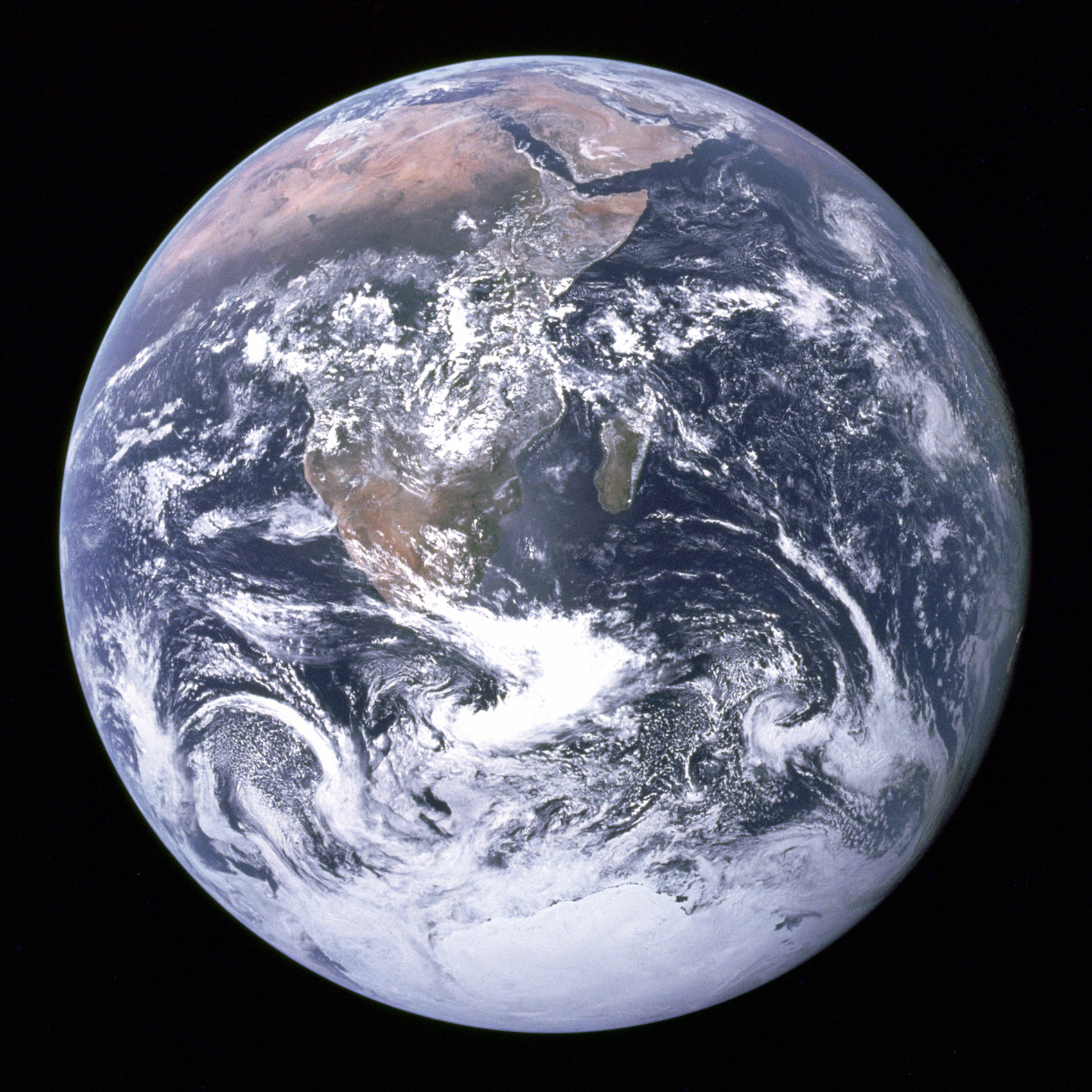 Снимок Земли 1972 года