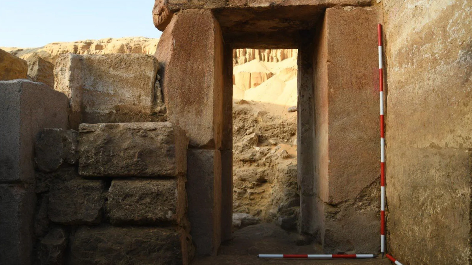 Руины древнеегипетского храма Солнца