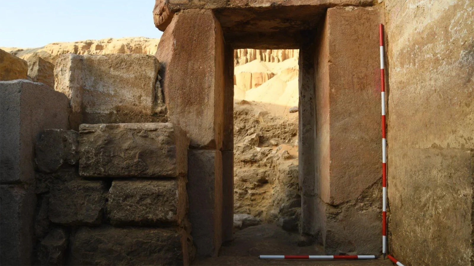 Руины древнеегипетского храма Солнца