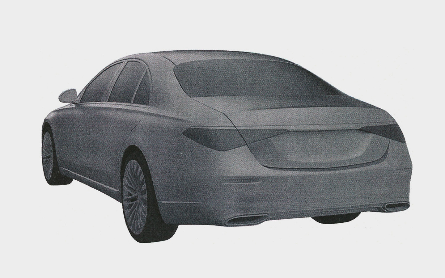 Mercedes запатентовал в России внешность обновленного седана E-Class