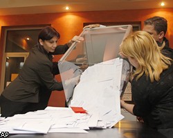 ЦИК Грузии обнародовал первые данные о результатах голосования