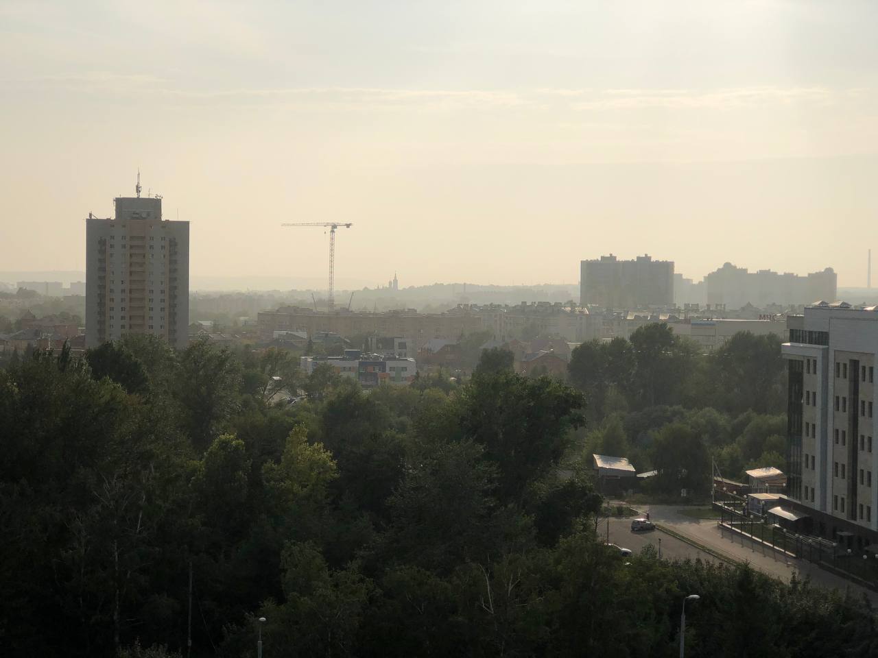 Мгла над Казанью: столицу РТ окутал дым лесных пожаров