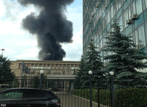 Крупный пожар в Москве потушен. ФОТО