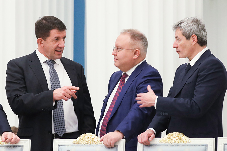 Михаил Осеевский, Андрей Муров и Вадим Мошкович (слева направо)