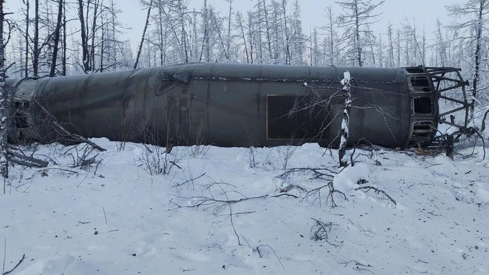 Фрагмент ракеты-носителя «Союз-2.1б»