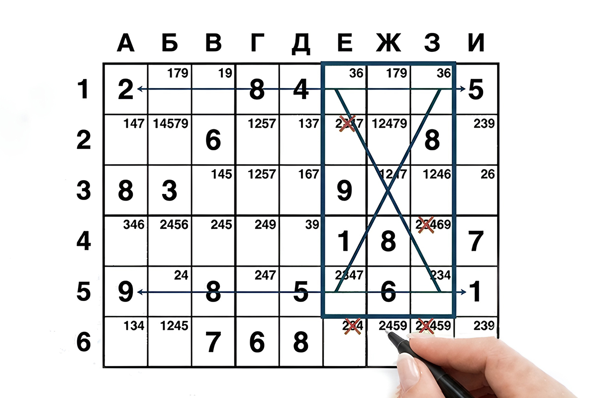 Этот способ подходит для сложных головоломок