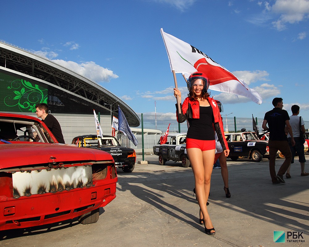 Автобитва на Казань-Арене.