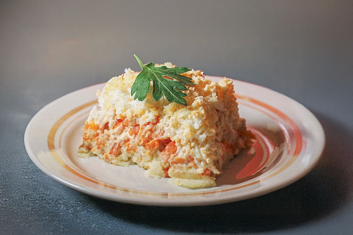 «Мимоза» с горбушей