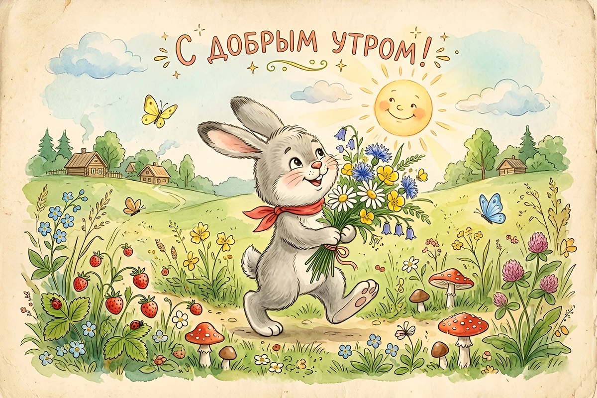 Открытки «С добрым утром!»: 30 вариантов на все случаи жизни