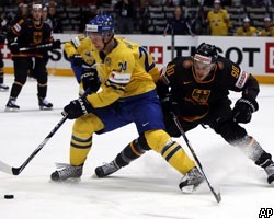 Сборная Швеции заняла третье место на чемпионате мира по хоккею