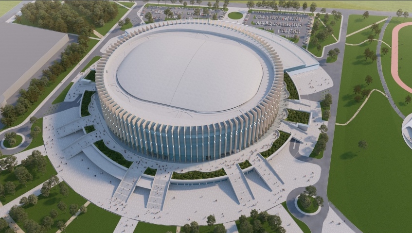 В Петербурге показали, как может выглядеть арена на месте СКК. Фото