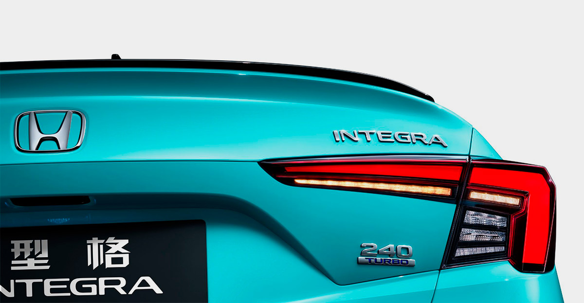Honda возродила модель Integra в виде перелицованного Civic для Китая