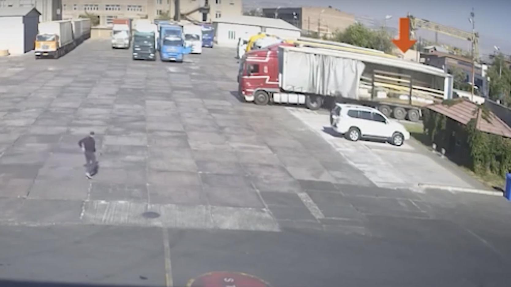 В Армении показали видео с грузом из взорванного на Крымском мосту авто