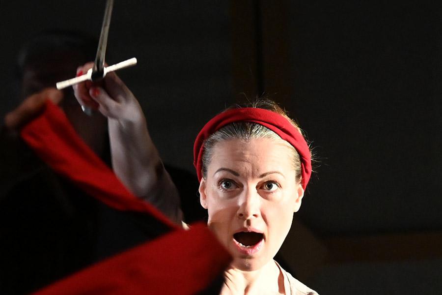 Ольга Красько в спектакле &laquo;Мольер, avec amour&raquo;, 2021 год