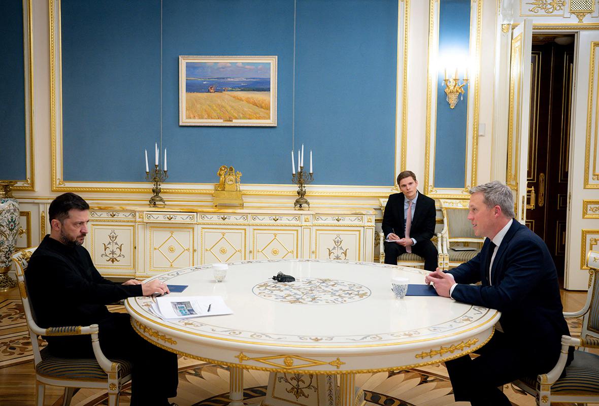 Владимир Зеленский и Дэниел Дрисколл 