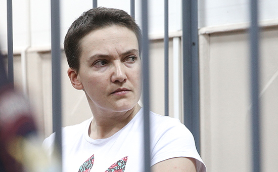 Бывшая украинская летчица Надежда Савченко, обвиняемая в причастности к убийству российских журналистов под Луганском