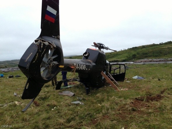 Крушение вертолета в Мурманской области