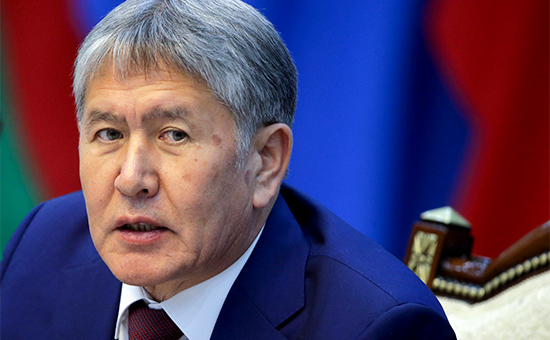 Президент Киргизии Алмазбек Атамбаев


