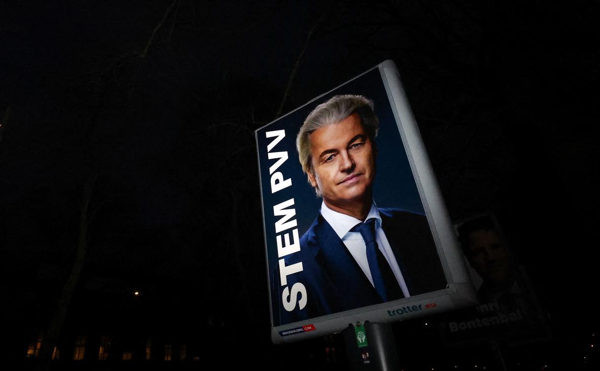 Агитационный&nbsp;билборд&nbsp;нидерландской Партии свободы Герта Вилдерса