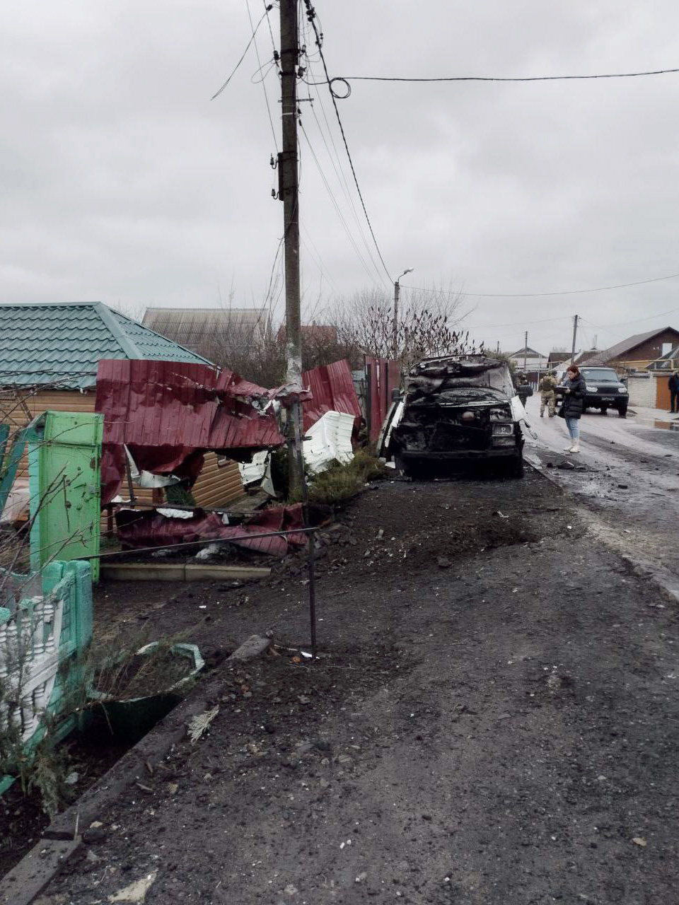 В Белгороде в результате обстрела 64 частных дома получили повреждения — РБК