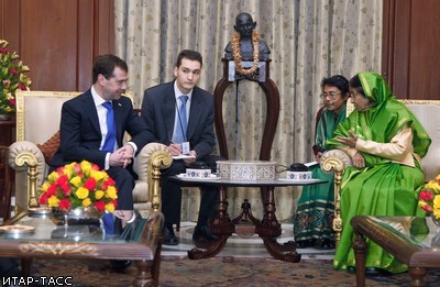 Официальный визит президента РФ в Индию