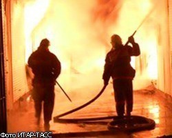 Пожарные справились с огнем на аэродроме под Санкт-Петербургом