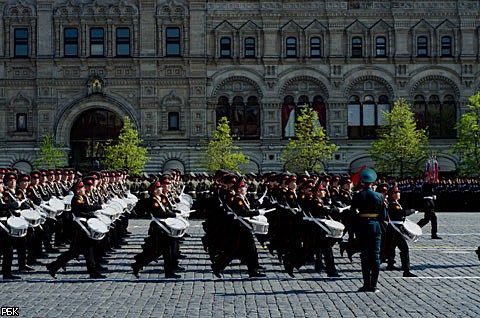 Репетиция парада Победы в Москве