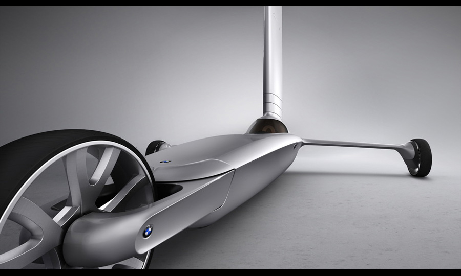 Болгарский дизайнер создал ветромобиль BMW Blue Dynamics