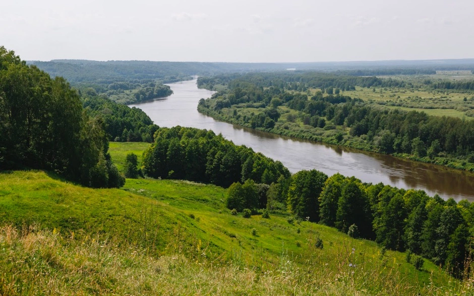 <p>Вид, открывающийся с Лысой горы в Гороховце</p>