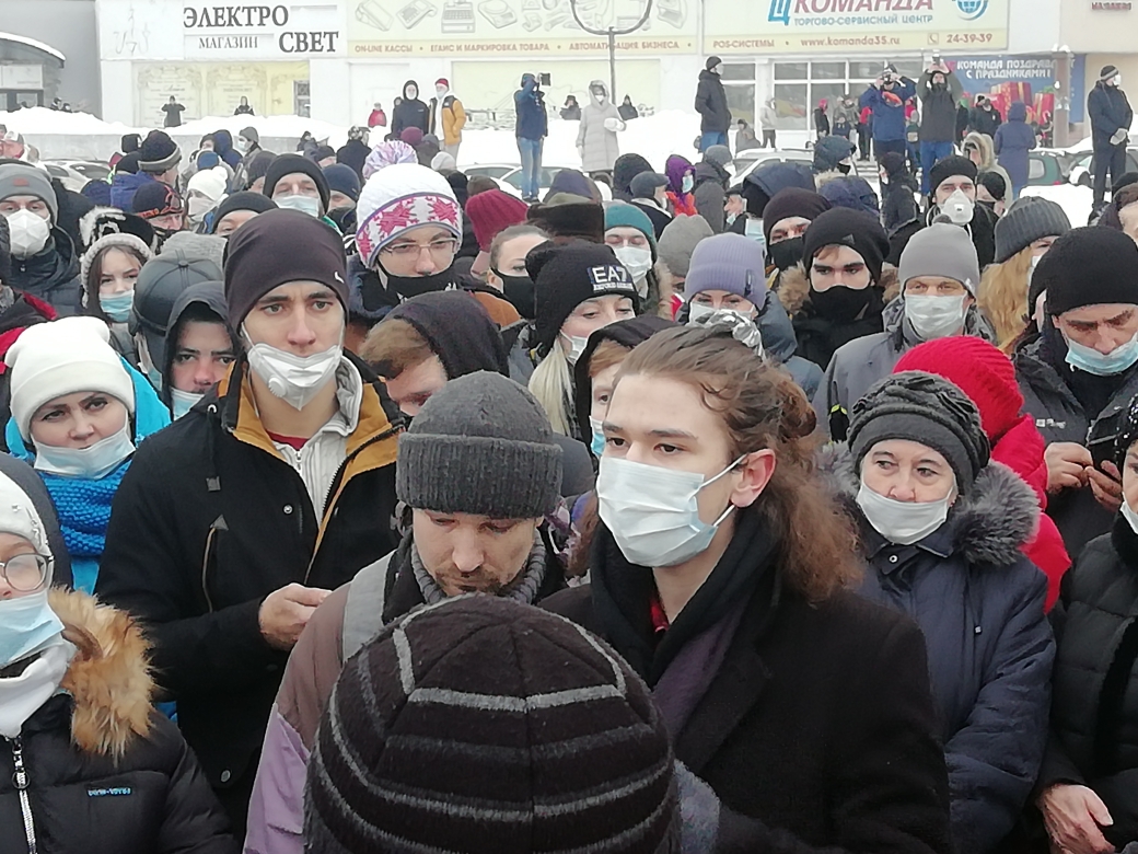 На Вологодчине акции за Навального прошли не как в Москве