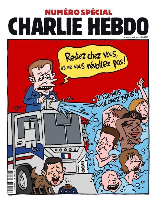 Поддельная обложка сатирического журнала Charlie Hebdo