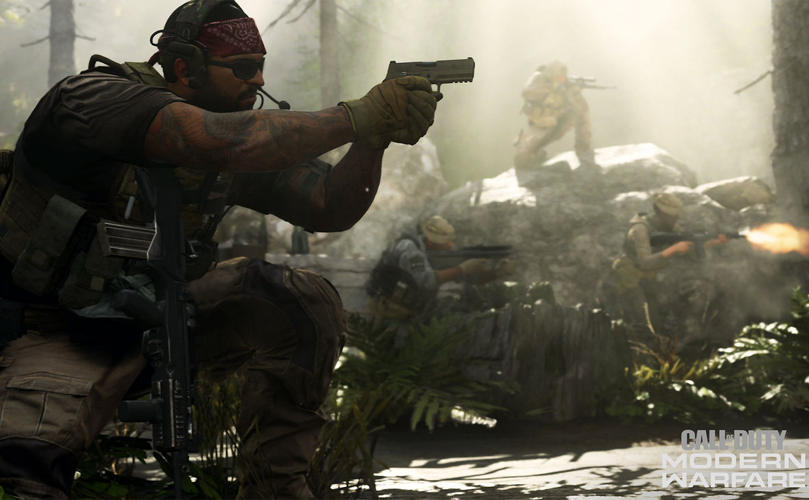 Кадр из игры Call of Duty, разработанной компанией Activision Blizzard
