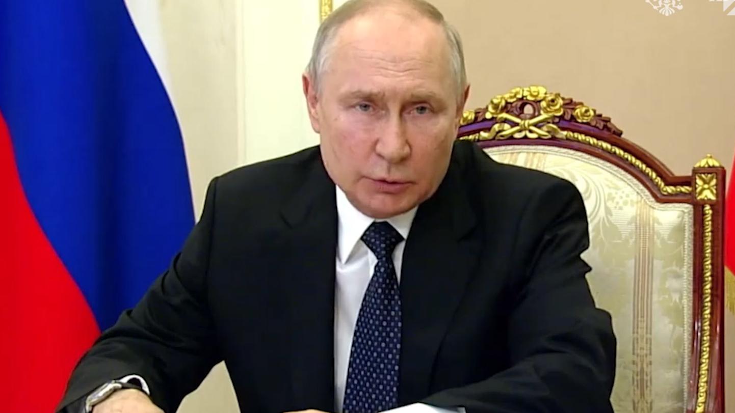 Совещание у Путина после взрыва на Крымском мосту. Видео