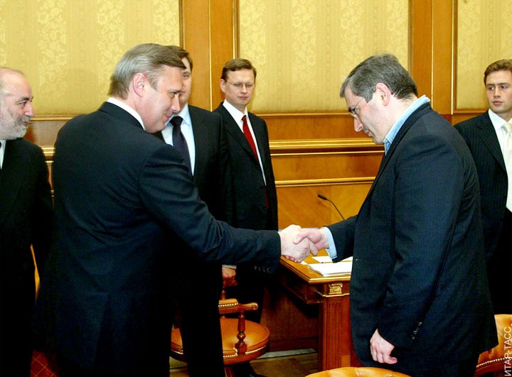 2003г., Михаил Ходорковский и Михаил Касьянов
