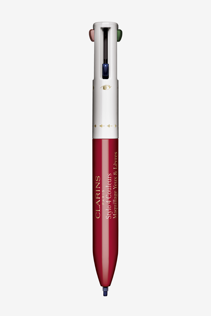 Четырехцветная ручка-подводка для глаз и губ Stylo 4 Couleurs, Clarins