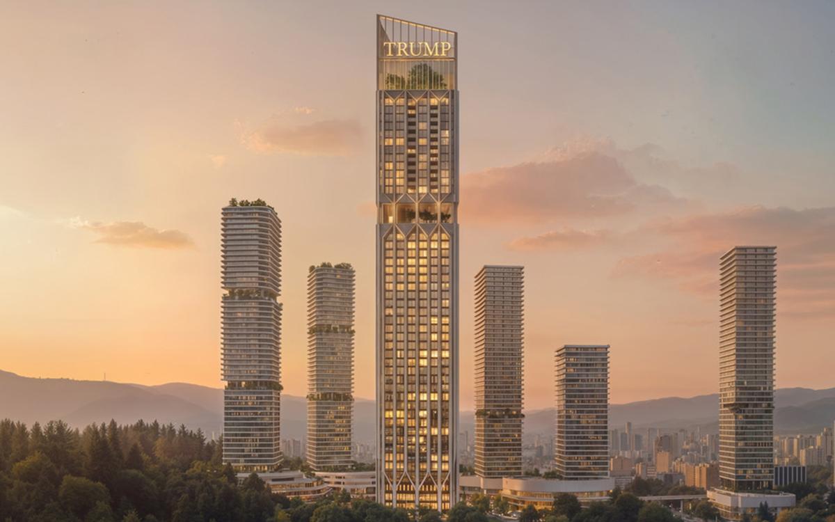 Визуализация проекта многофункционального комплекса The Downtown Tbilisi