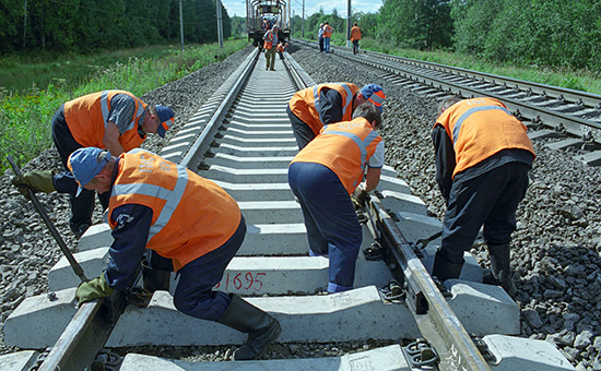 Летние путевые работы на Московской железной дороге


