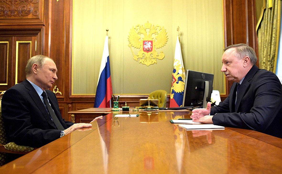 Владимир Путин и Александр Беглов