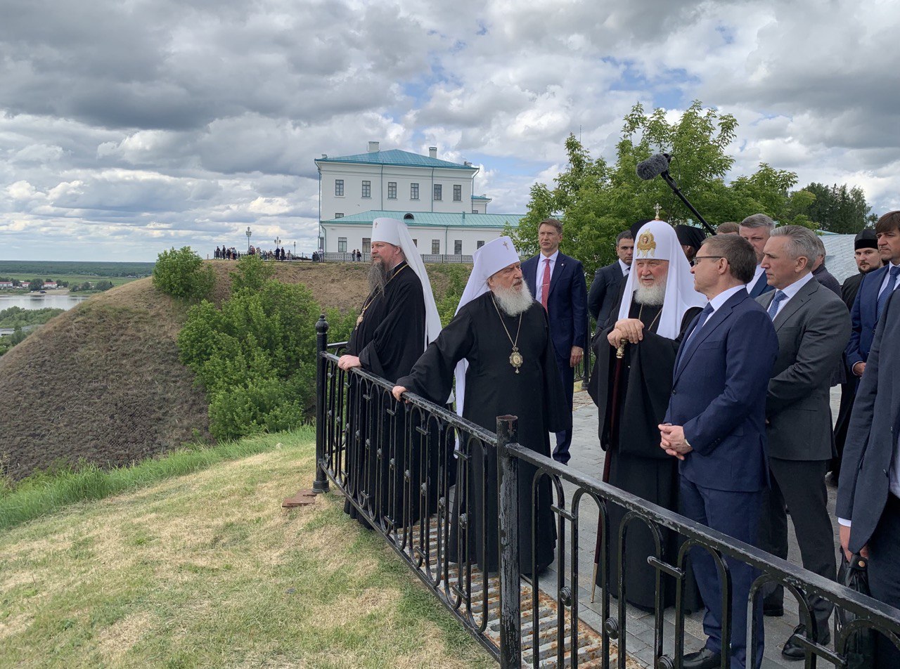 Патриарх Кирилл посетил Тобольск и Тюмень.