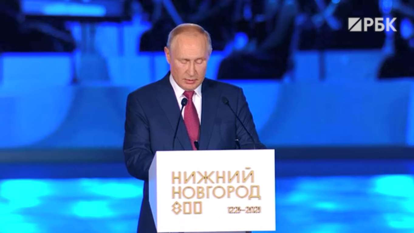 Путин поздравил жителей Нижнего Новгорода с 800-летием города. Видео