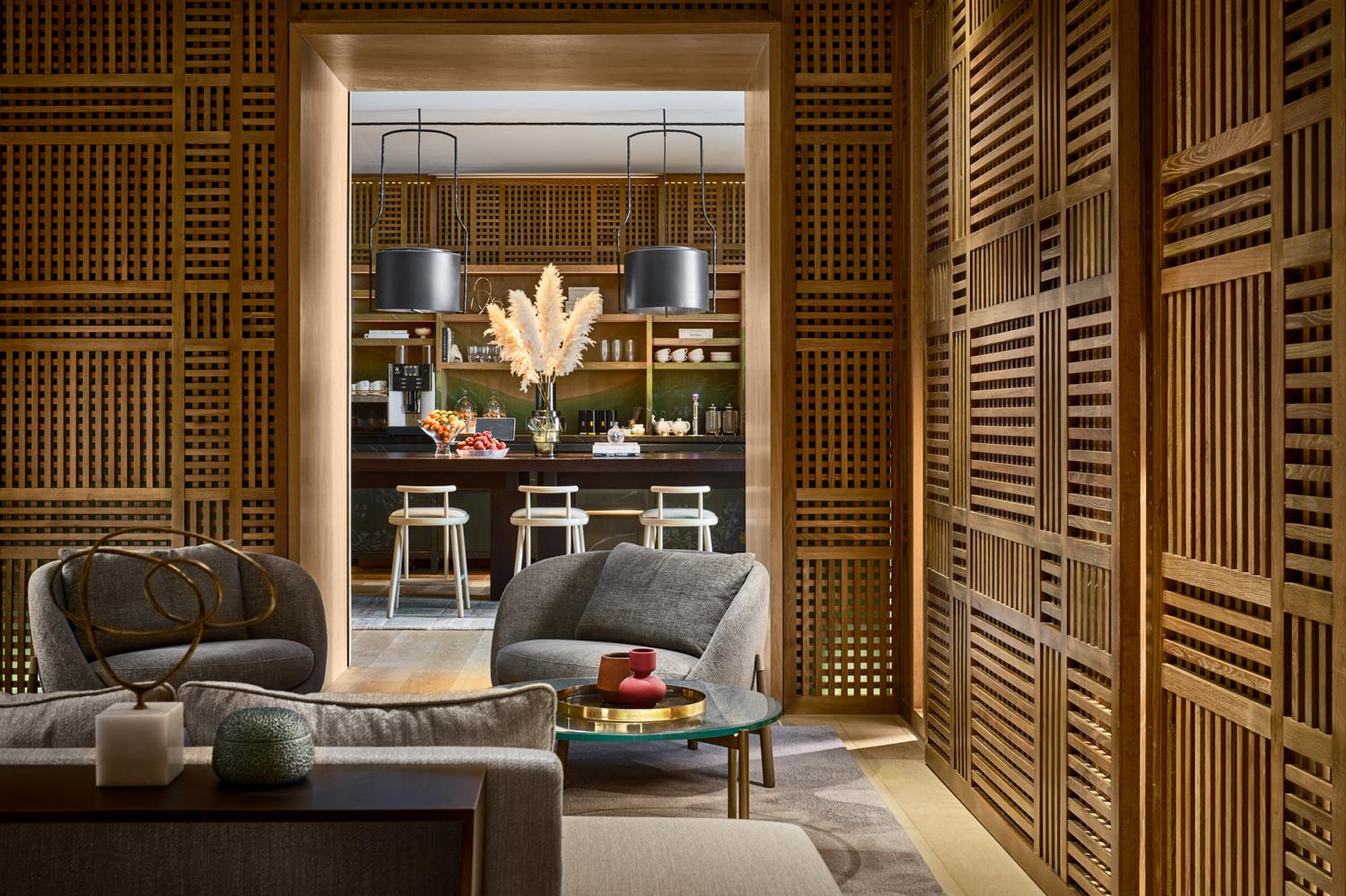 Лаунж-зона&nbsp;в отеле Rosewood Guangzhou