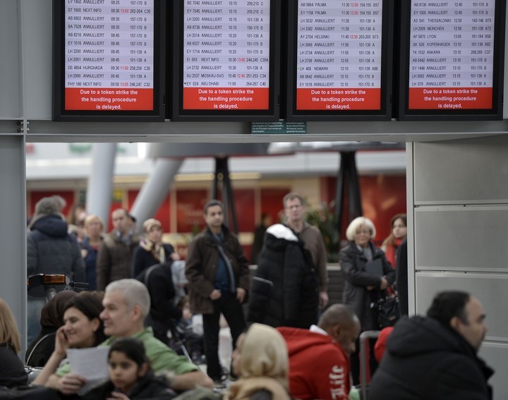 Забастовка сотрудников службы безопасности в Германии 