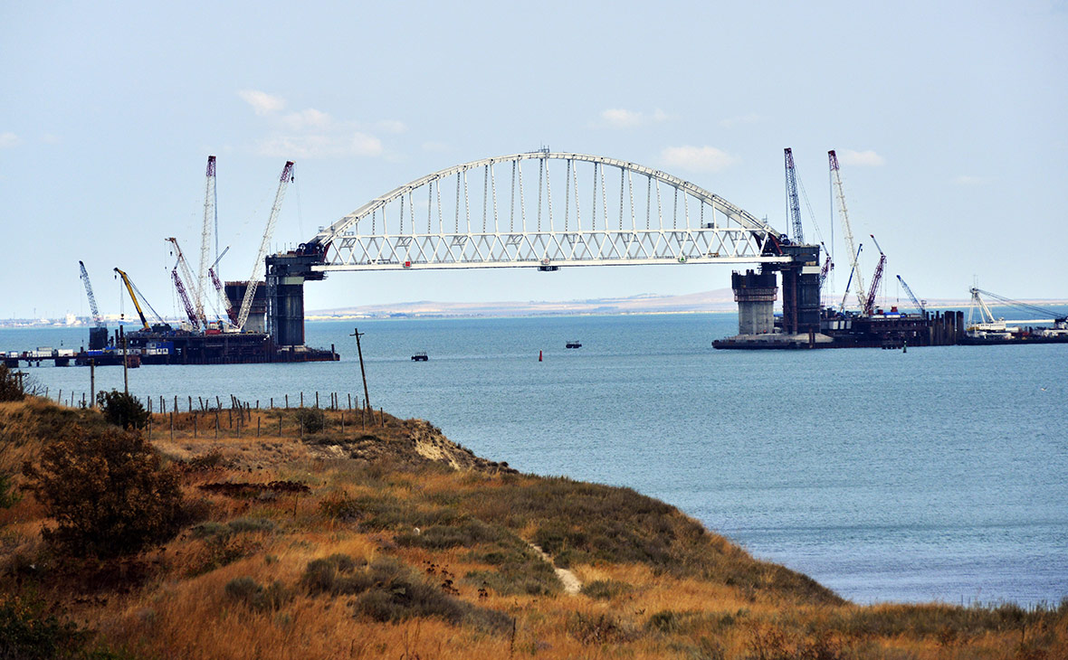 Строительство Крымского моста

