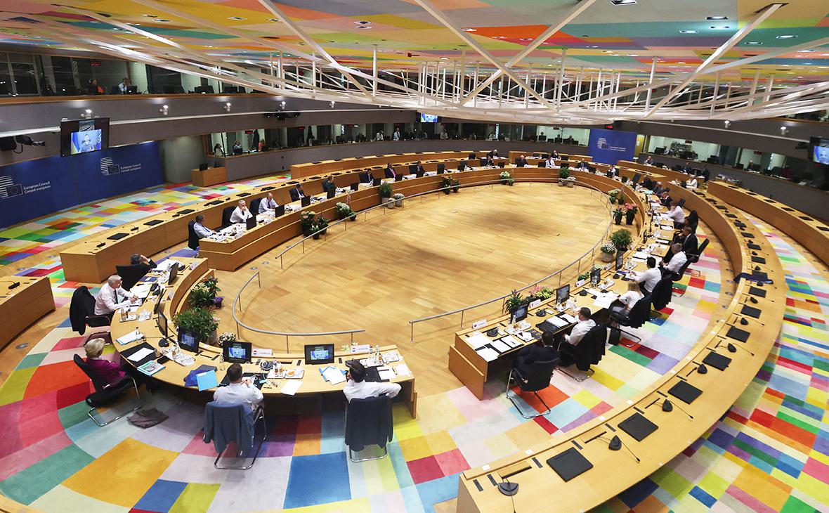 Зал заседаний совета ЕС
