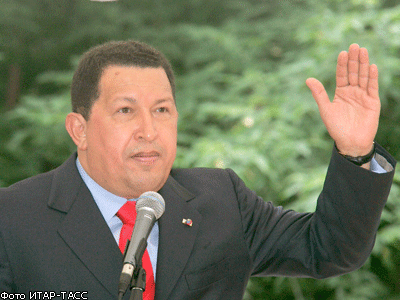 Президент Венесуэлы Уго Чавес в Москве
